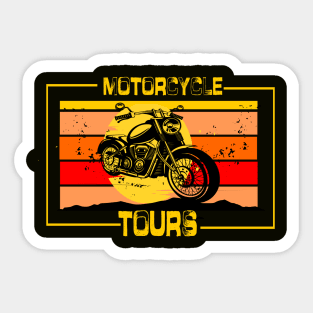 Vintage Motorcycle Tours Sticker